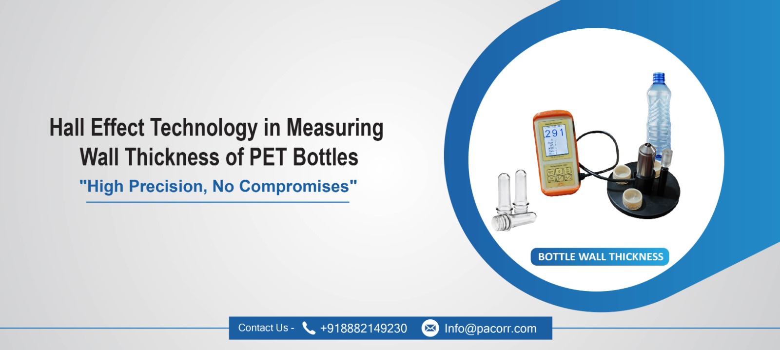 Hall Effect Technology in Measuring Wall Thickness of PET Bottles