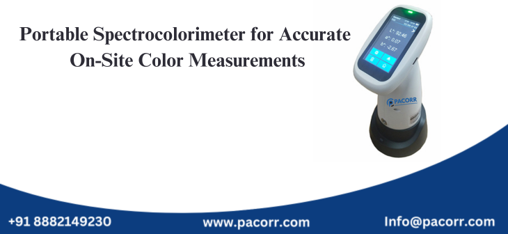 Portable Spectrocolorimeter for Accurate On-Site Color Measurements