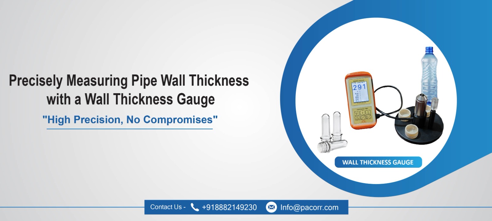 Precisely Measuring Pipe Wall Thickness with a Wall Thickness Gauge