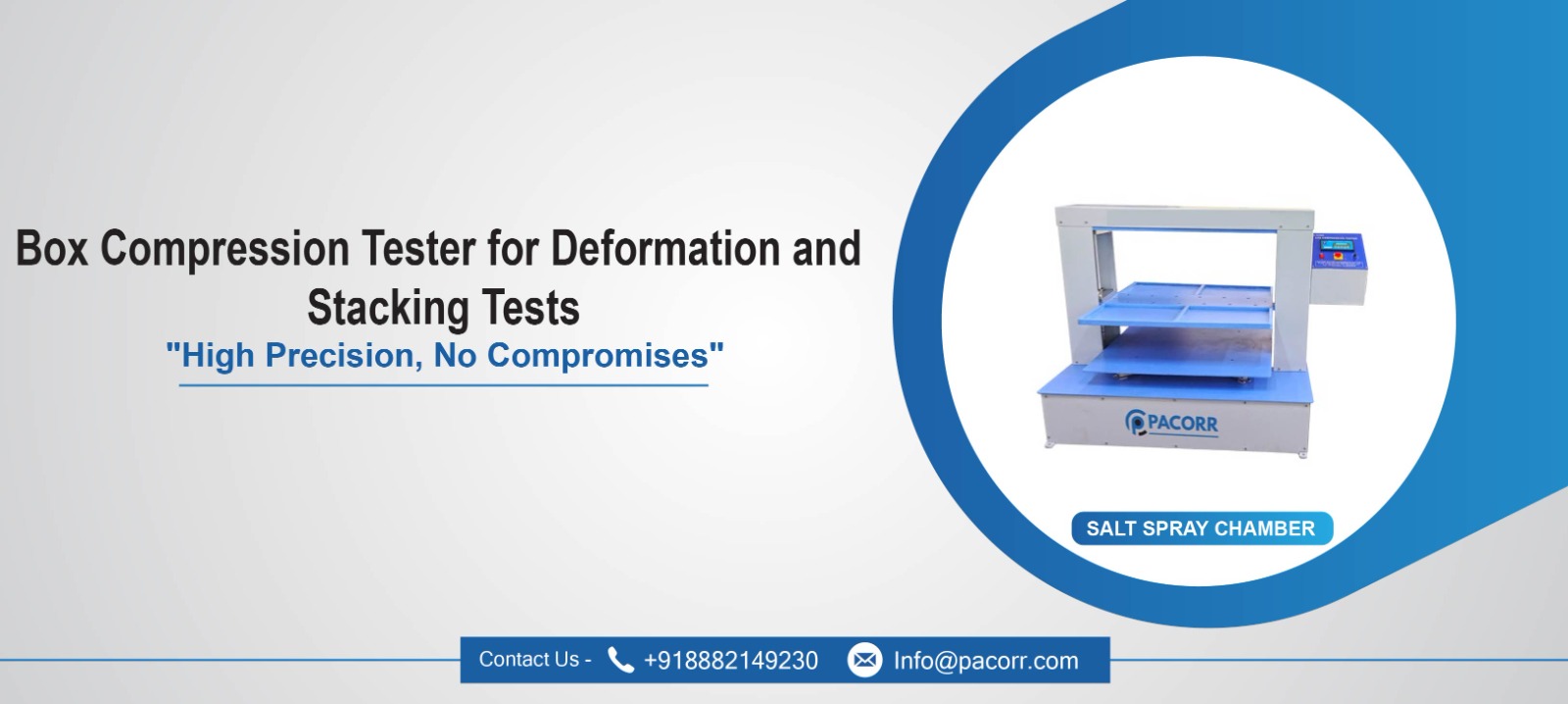 Box Compression Tester for Deformation and Stacking Tests