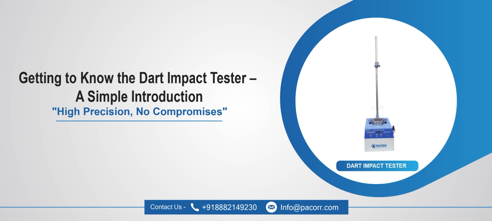 Getting to Know the Dart Impact Tester - A Simple Introduction