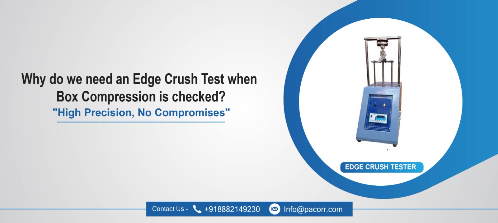 Why do we need an Edge Crush Test when Box Compression is checked?