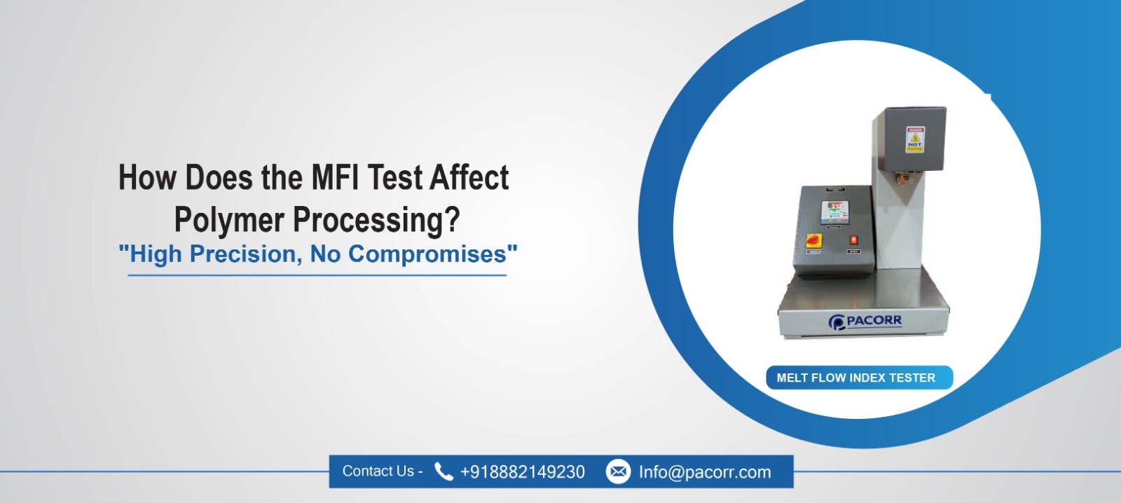 How Does the MFI Test Affect Polymer Processing?